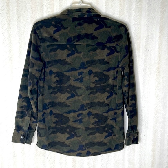❤️ OLD NAVY Camo Button Down Sweatshirt Size XL - Picture 3 of 4